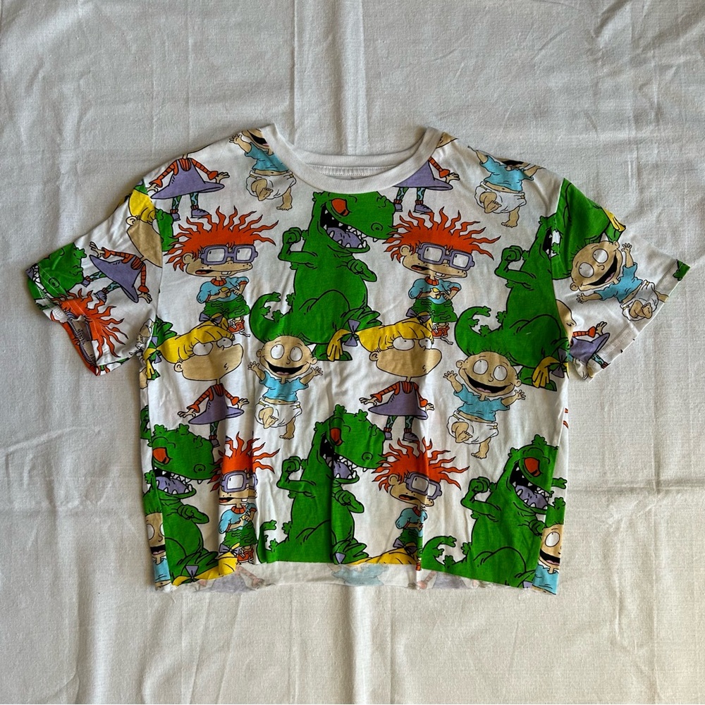 Nickelodeon | Rugrats Oversized Colorful Crop Top Women’s size L/XL